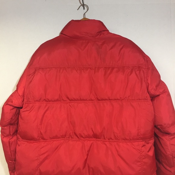 South Pole Men's Red Poly Puffer Coat SZ M - Picture 7 of 12